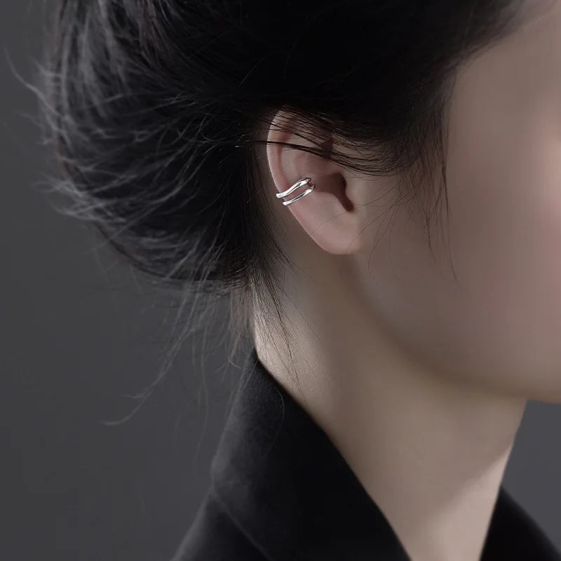 Double Layer Ear Cuff, No Piercing Needed