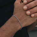 Men's Gold Cuban Chain Bracelet, Stainless Steel