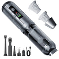 Cordless handheld car vacuum with attachments