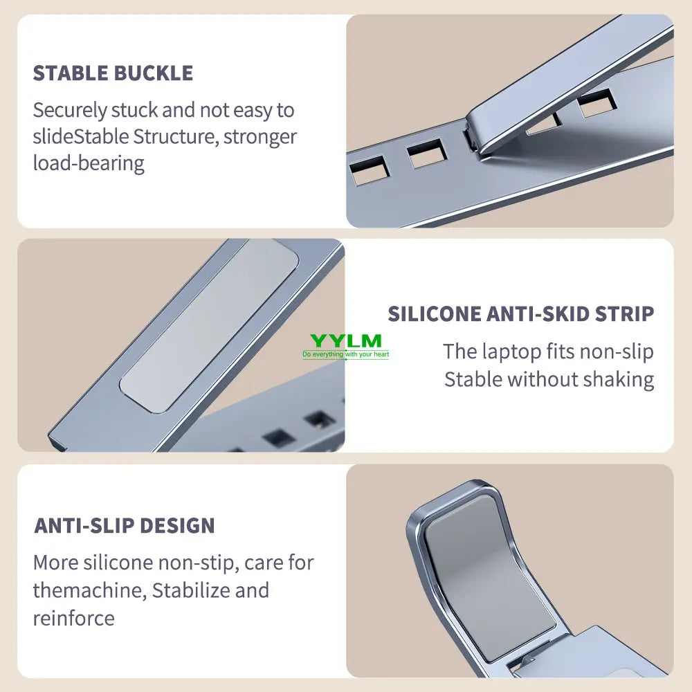 Laptop stand with tablet