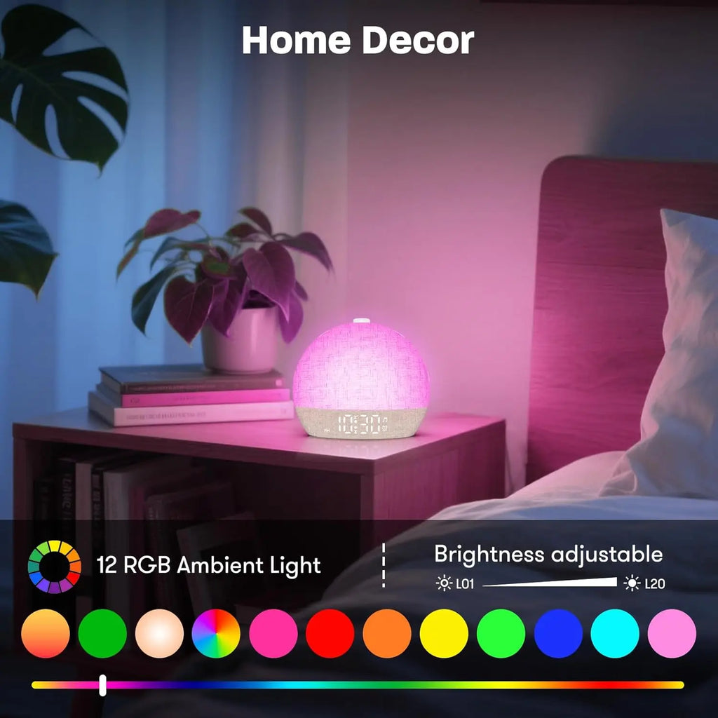 RGB night light colors