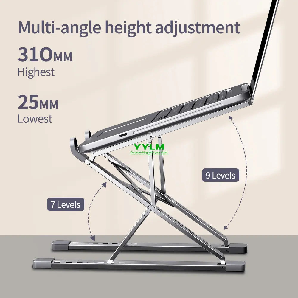 Laptop stand folded flat
