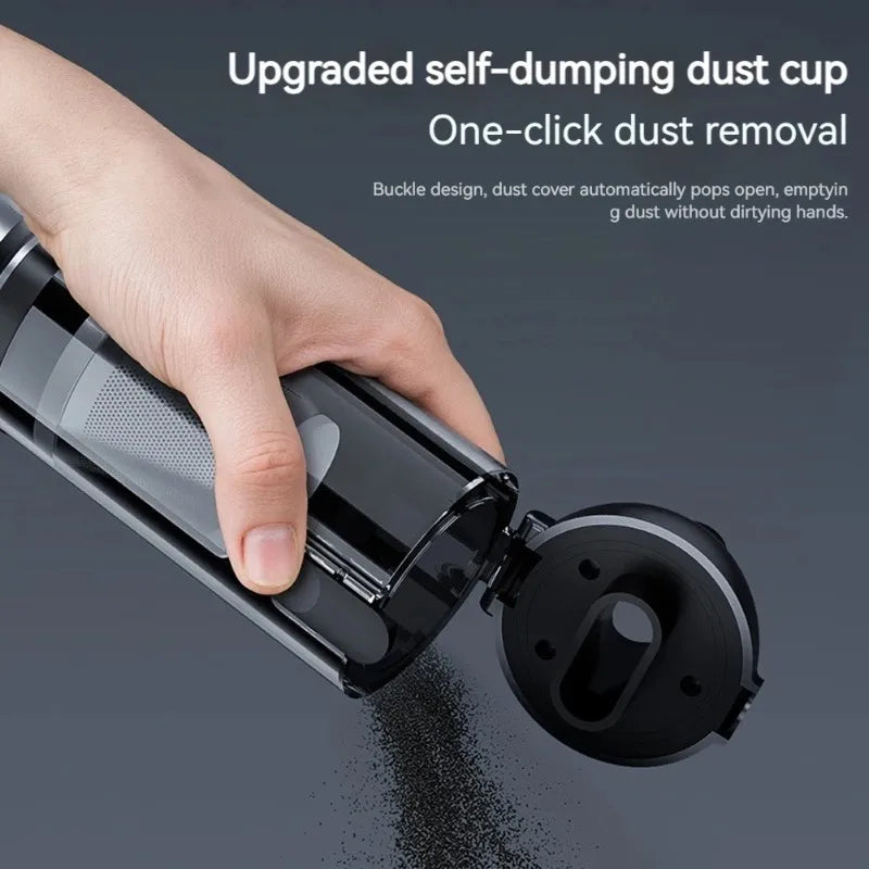 Car vacuum battery display