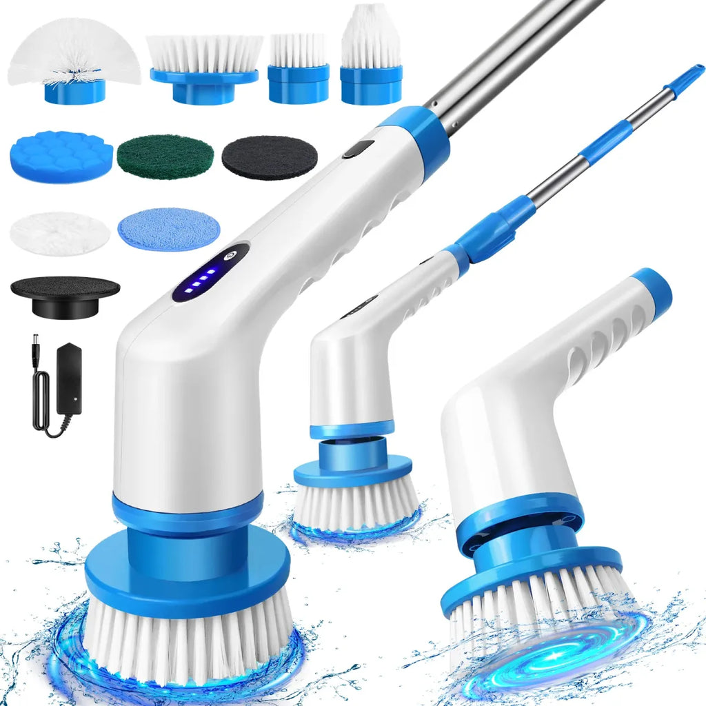 Spin scrubber 2-speed control feature