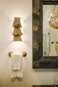 Warm bathroom wall light