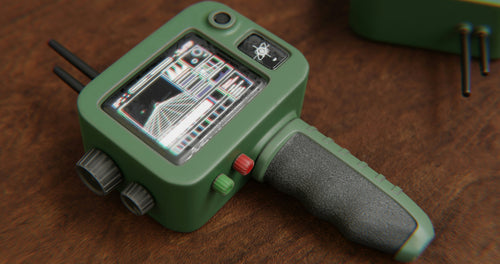 Handheld electronic scanning device